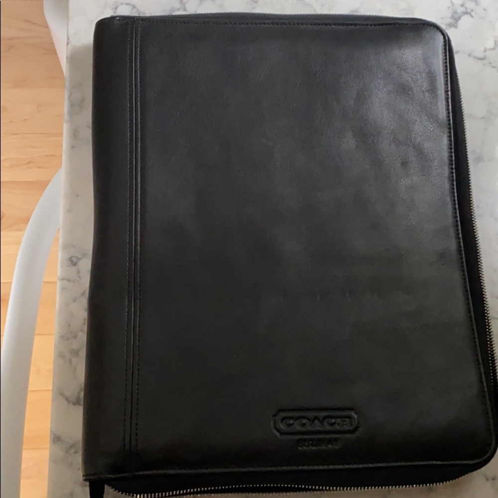 Coach Leather Portfolio